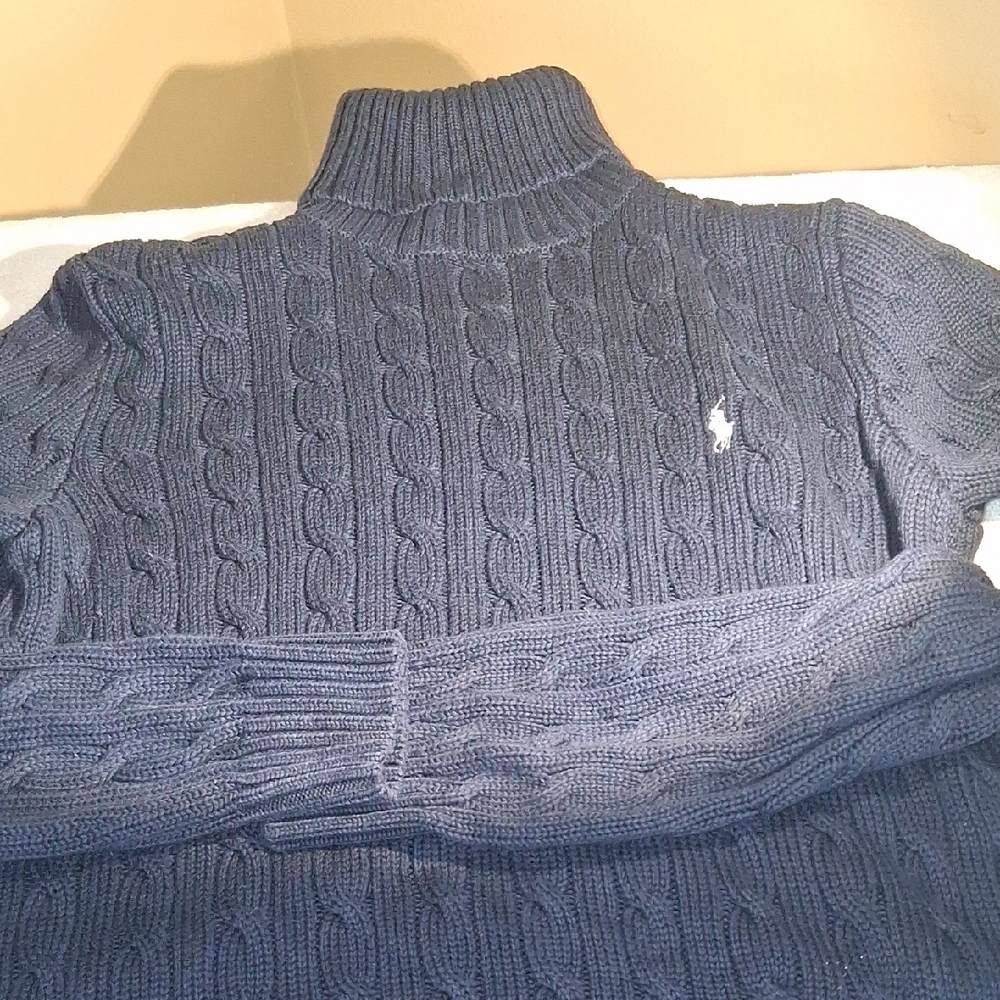 Ralph Lauren Dark Blue Turtleneck Sweater